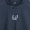 Tjock T-shirt med logo i avslappnad passform