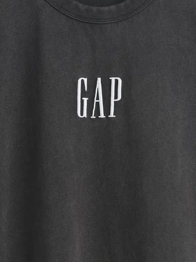 Tjock T-shirt med logo i avslappnad passform