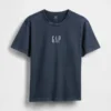Tjock T-shirt med logo i avslappnad passform