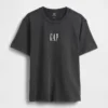 Tjock T-shirt med logo i avslappnad passform