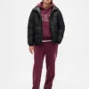 Tjocka, avslappnade sweatpants med logo för vuxna