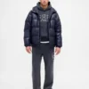Tjocka, avslappnade sweatpants med logo för vuxna