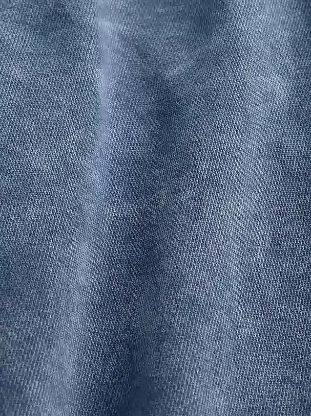 Tjocka, lediga jeansbyxor i frotte