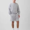 Tjocka sweatshorts i fransk frotté för vuxna