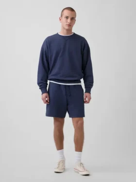 Tjocka sweatshorts i fransk frotté för vuxna