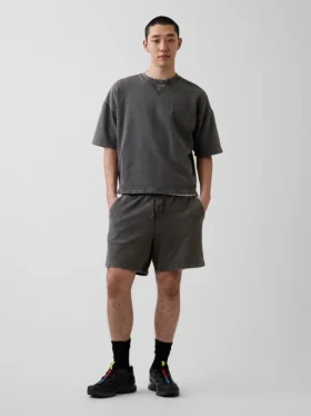 Tjocka sweatshorts i fransk frotté för vuxna
