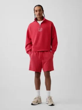 Tjocka sweatshorts i fransk frotté för vuxna