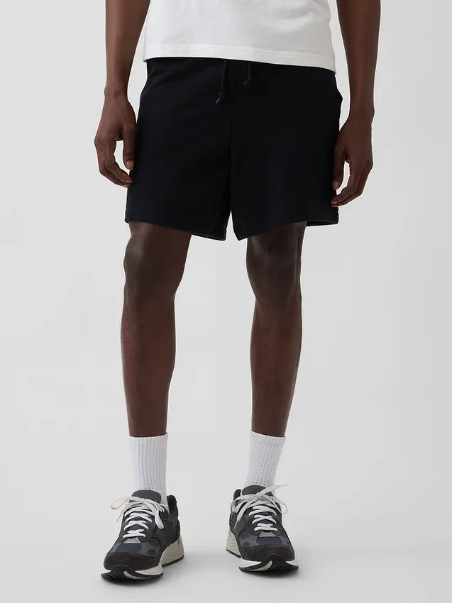 Tjocka sweatshorts i fransk frotté för vuxna