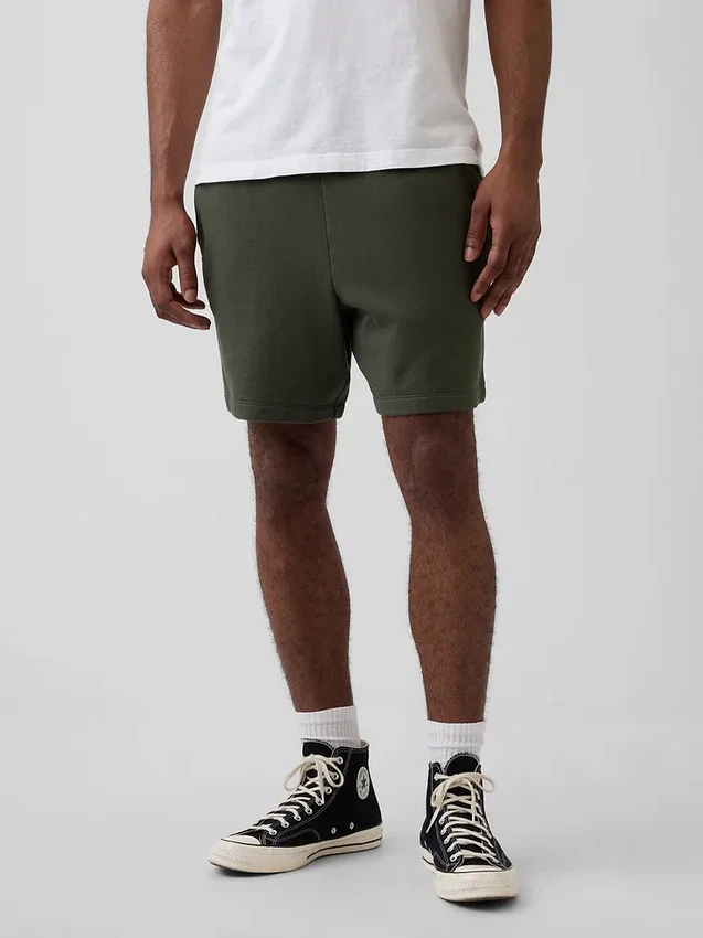 Tjocka sweatshorts i fransk frotté för vuxna