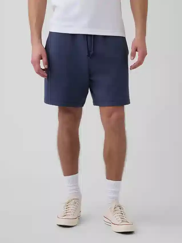 Tjocka sweatshorts i fransk frotté för vuxna