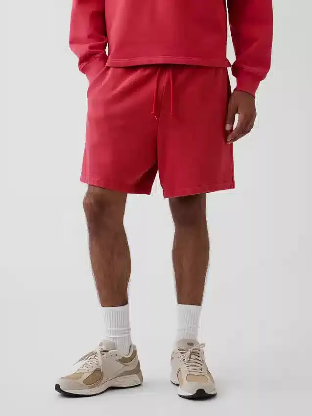 Tjocka sweatshorts i fransk frotté för vuxna