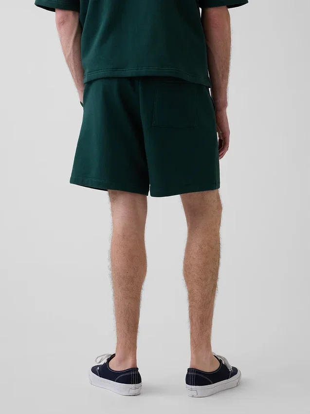 Tjocka sweatshorts i fransk frotté för vuxna