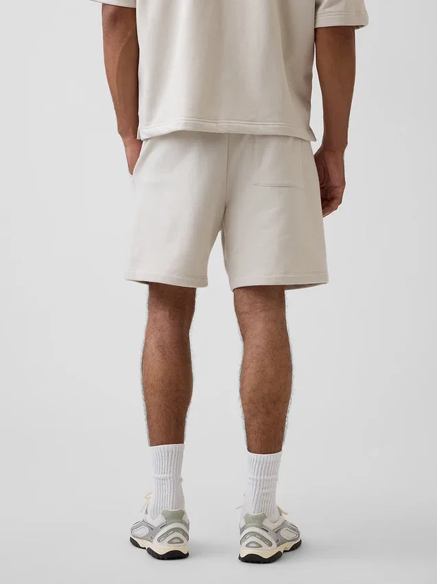 Tjocka sweatshorts i fransk frotté för vuxna