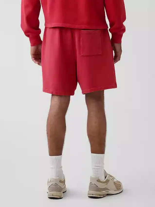 Tjocka sweatshorts i fransk frotté för vuxna