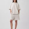 Tjocka sweatshorts i fransk frotté för vuxna