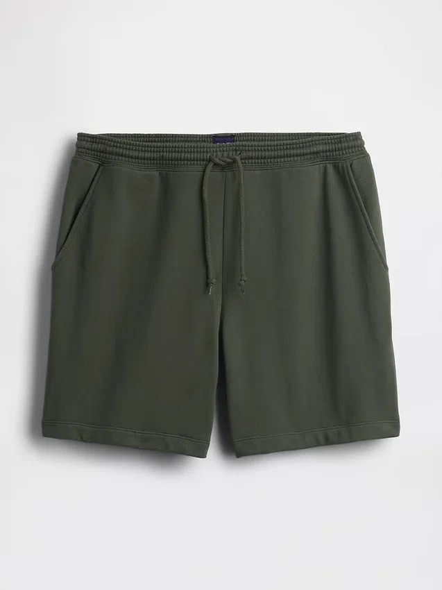 Tjocka sweatshorts i fransk frotté för vuxna