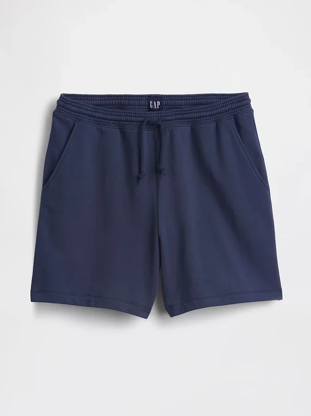 Tjocka sweatshorts i fransk frotté för vuxna