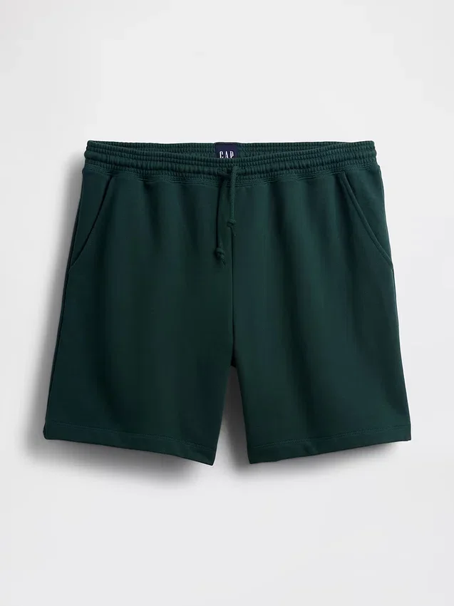 Tjocka sweatshorts i fransk frotté för vuxna