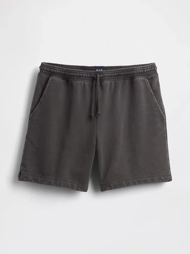 Tjocka sweatshorts i fransk frotté för vuxna