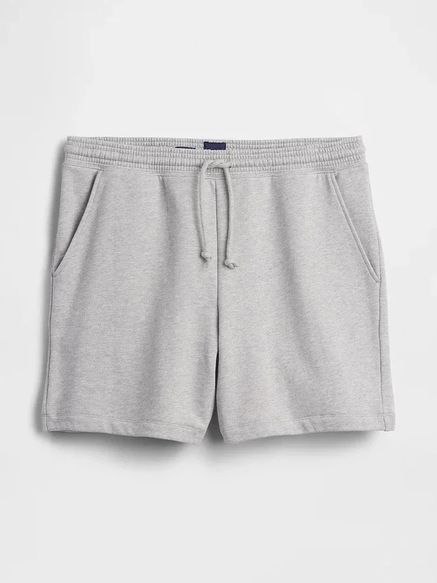 Tjocka sweatshorts i fransk frotté för vuxna