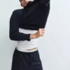 Tjocka sweatshorts i fransk frotté för vuxna