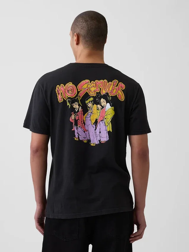 Tlc T-shirt med tryck i avslappnad passform