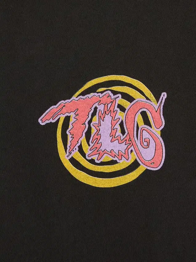 Tlc T-shirt med tryck i avslappnad passform