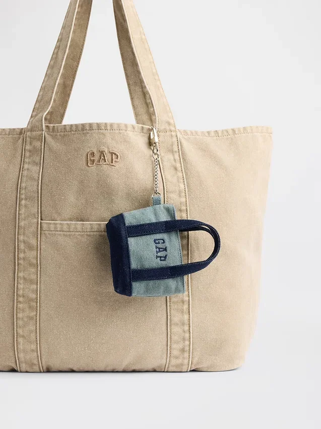 Tote bag-berlock med logotyp