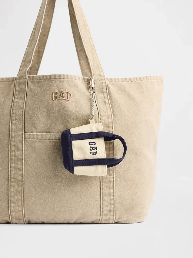 Tote bag-berlock med logotyp