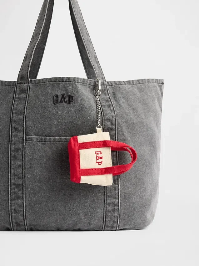 Tote bag-berlock med logotyp