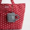 Tote bag-berlock med logotyp