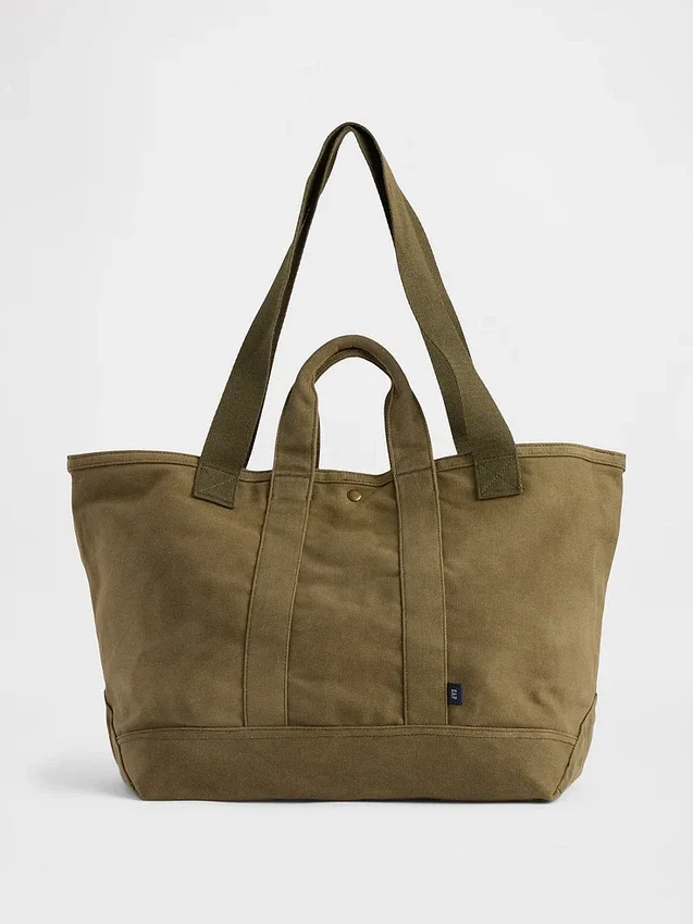 Tote-väska i vaxad canvas