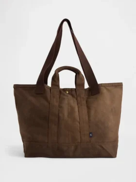 Tote-väska i vaxad canvas