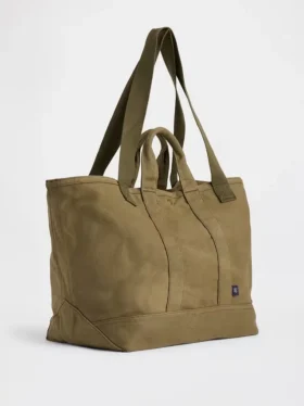Tote-väska i vaxad canvas