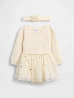 Tröja i tulle för spädbarn som bodysuit