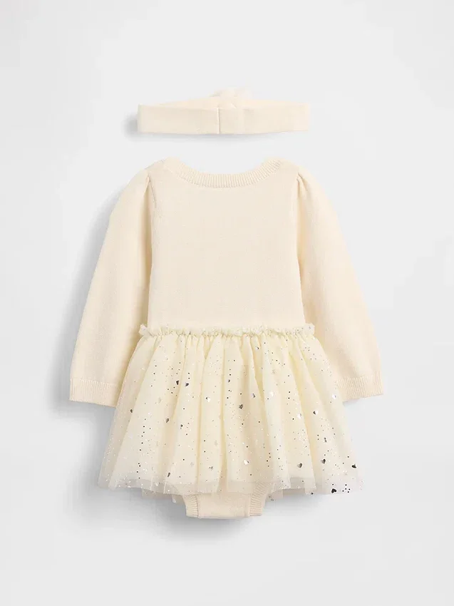 Tröja i tulle för spädbarn som bodysuit