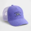 Trucker-keps i corduroy med logotyp för barn