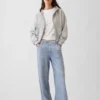 Tryckta, baggy joggingbyxor i Jeanslook