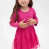Tyllklänning i blandade material för Baby & Småbarn