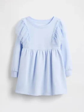 Tyllklänning i sweatshirtmaterial för Baby & Småbarn