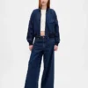 Ultramjuk bomberjacka i denim