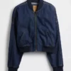 Ultramjuk bomberjacka i denim