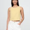 Ultramjuk denim-linne-top