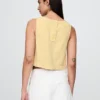 Ultramjuk denim-linne-top
