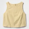 Ultramjuk denim-linne-top