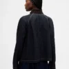 Ultramjuk denimjacka i swing-modell