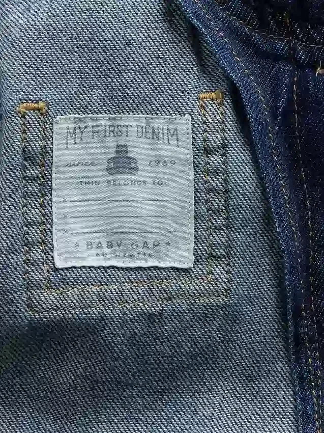 Ultramjuk denimjacka med huva för spädbarn
