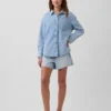 Ultramjuk denimskjorta i oversized-modell
