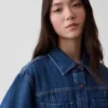 Ultramjuk denimskjorta med fickor