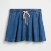 Ultramjuk minikjol i denim
